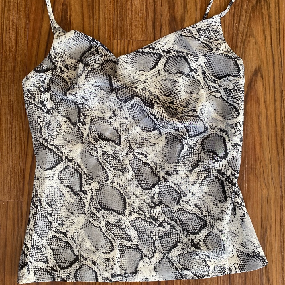 Snakeskin tank top